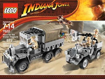 lego indiana jones car chase