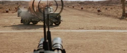 The reinforcements being shot down.