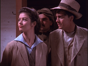 Jones realizes that  is a double agent.