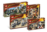 LEGO Indiana Jones: Indiana + German Soldier GUNS, SNAKE, 7622 RACE FOR  TREASURE