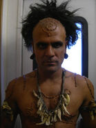 Anthony in costume for Kingdom of the Crystal Skull.