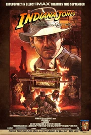 Mark Raats' illustration for the IMAX release of Raiders of the Lost Ark.