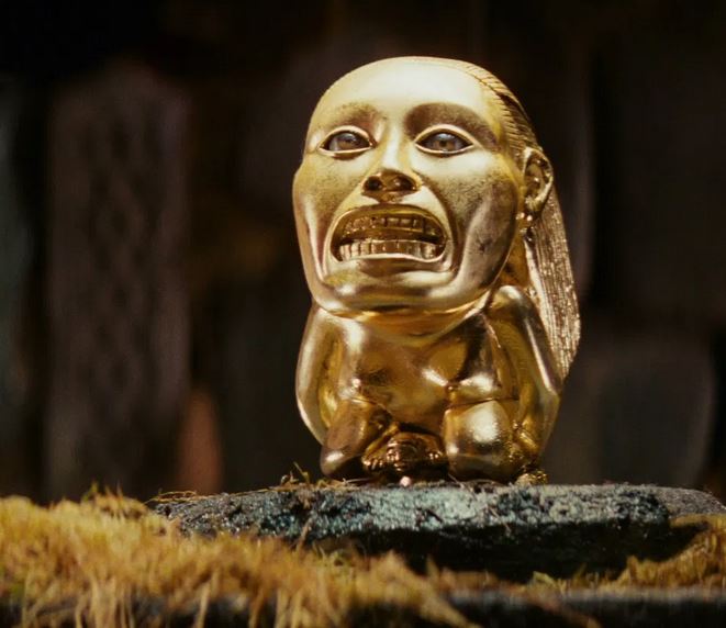 Indiana Jones Raiders of the Lost Ark Detailed Golden Idol Old 