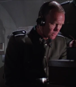 Old Officer at Castle