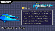 Penelope's Ship's trophy page, as seen in Indie Pogo