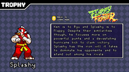 Splashy Fighter's trophy page, as seen in Indie Pogo