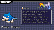 Plush Orcane's trophy page, as seen in Indie Pogo