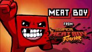 Meat Boy's reveal splash screen.