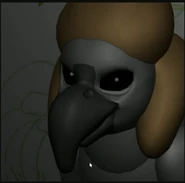 Wip 3D model of Mollie Macaw shown on Stream.