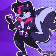 Salem the Skunk from their bio.