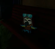 The Mollie Plush in its in-game location.