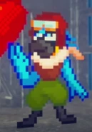Unused Mollie pixel art for Rambley Rush.