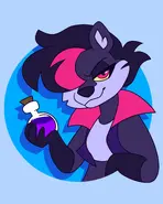 Salem the Skunk T-Shirt (art)