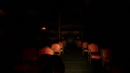 The player inside Lloyd's Main Stage Theater leaving.
