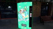 A bird up vending machine.