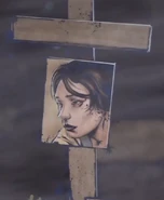 Picture of Trish on her grave.