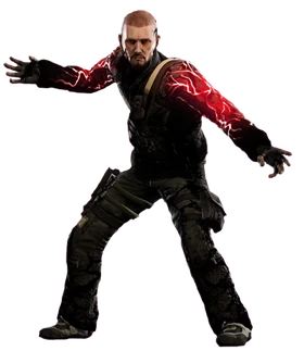 Cole MacGrath con karma negativo durante inFamous.