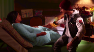 Delsin healing Betty's leg (Good Karma)