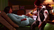 Delsin healing Betty's leg (Good Karma)