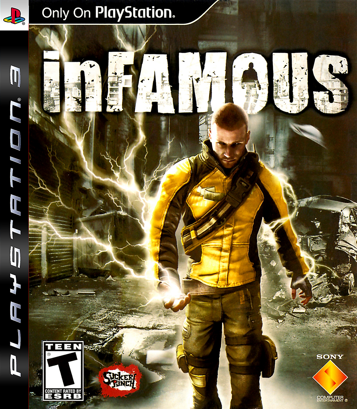 infamous ps3 wallpaper