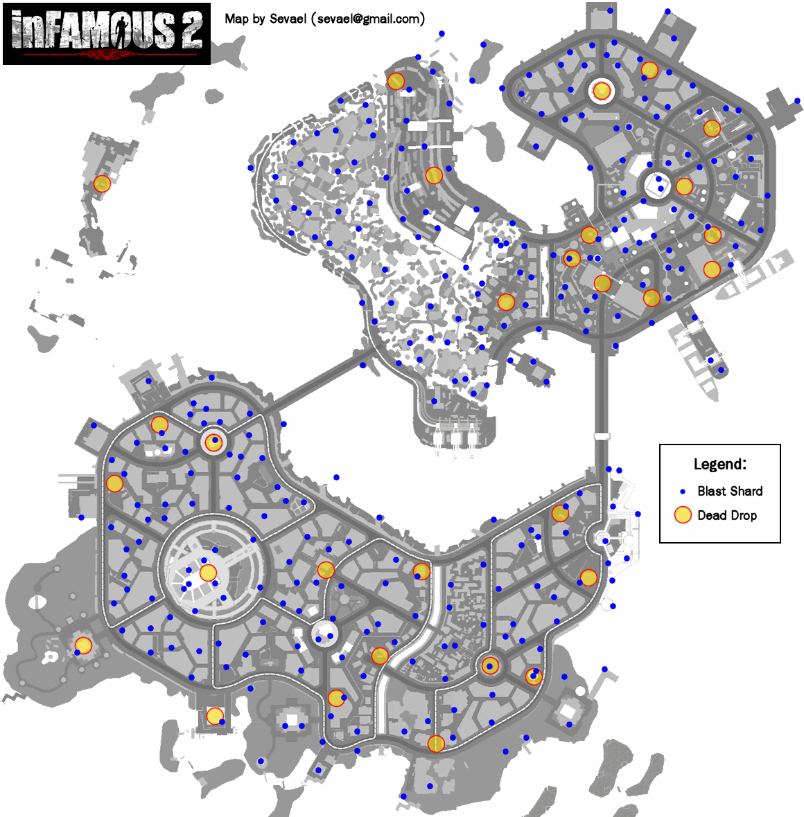 infamous second son map