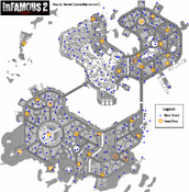 Blast shard map of New Marais