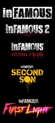 InFAMOUS series logos