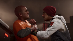 Delsin catches up to Hank