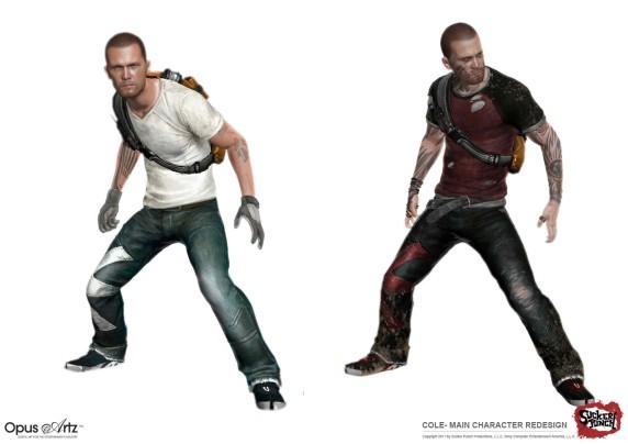 infamous 2 original cole design