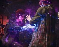 Delsin absorbing Abigail's powers...