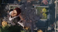 Heroic Delsin performs Orbital Drop