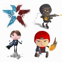 Pixel Delsin as a PlayStation Network avatar (bottom right)