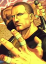 Cole in the results screen of Street Fighter x Tekken.