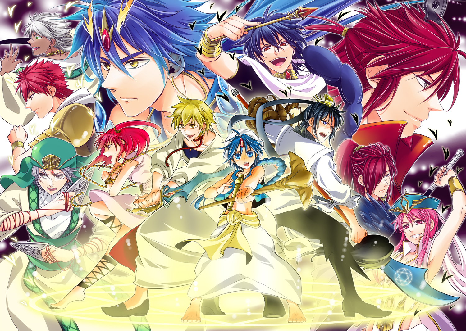 Magi The Kingdom Of Magic, todos os ep, legendado e dublado