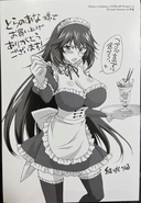 Chifuyu in a maid costume