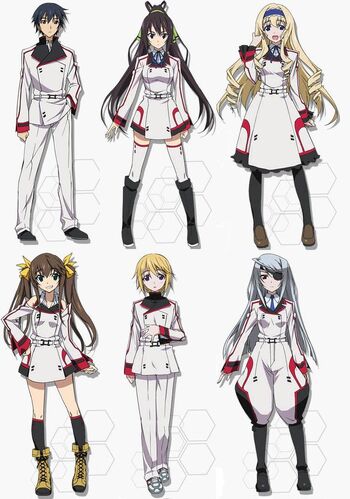 Main Characters of Infinite Stratos