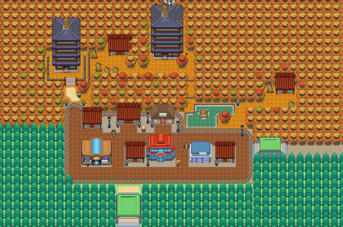 Ecruteak City Pokémon Infinite Fusion Wiki Fandom