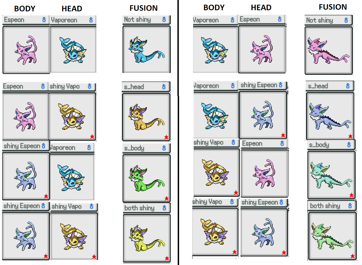 Pokemon Infinite Fusion Triple Fusion: Full List