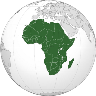 Africa (orthographic projection)