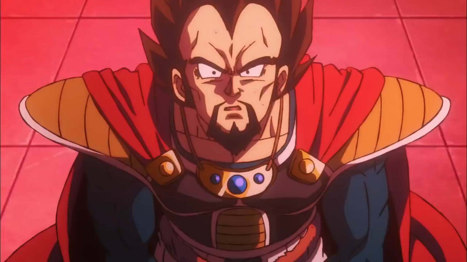 Vegeta's face from planet vegeta