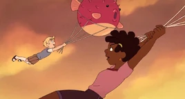 Pufferfish Balloons Car