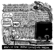 's depiction of the pitch for this episode.