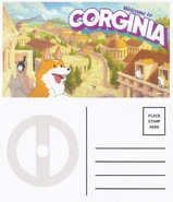 Welcome to Corginia postcard
