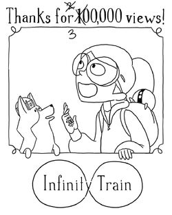 infinity train coloring pages