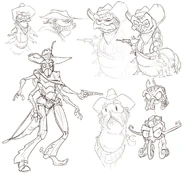 Judge Sheriff Morpho and Grasshopper character designs by Erik Caines.png (427 KB) Erik Caines