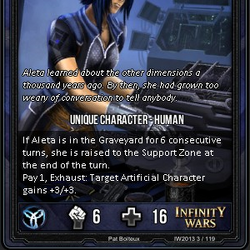 Aleta, The Cured Immortal - Official Infinity Wars Wiki