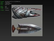 Unused unnamed claw.