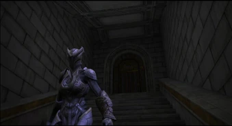 Isa approaches Left Wing balcony