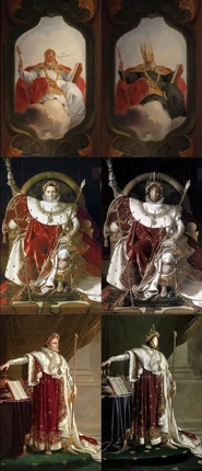 Raidriar’s paintings and their correspondents