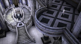 Isa approaches the edge